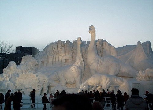 Саппоро фестиваль снежных скульптур 2